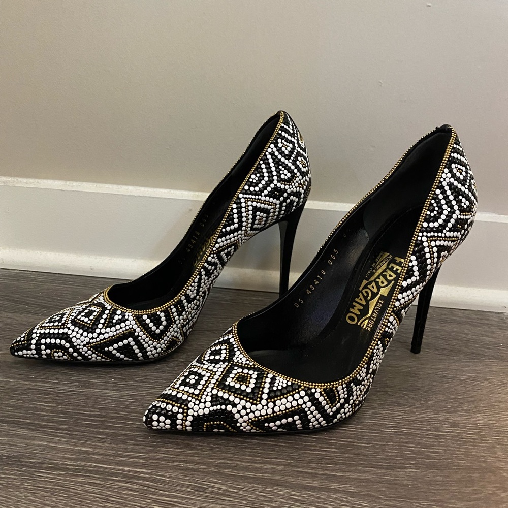 FERRAGAMO MOSAIC HEELS